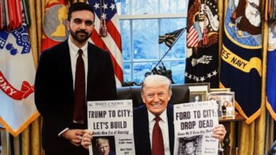 Photo of  न्यूयॉर्क के मेयर ममदानी ने राष्ट्रपति ट्रंप से की मुलाकात