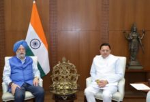 Photo of केंद्रीय पेट्रोलियम मंत्री से मिले मुख्यमंत्री पुष्कर सिंह धामी…